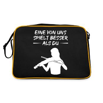 Le violoniste virtuose peut offrir - Sac Retro - noir/or - Dos