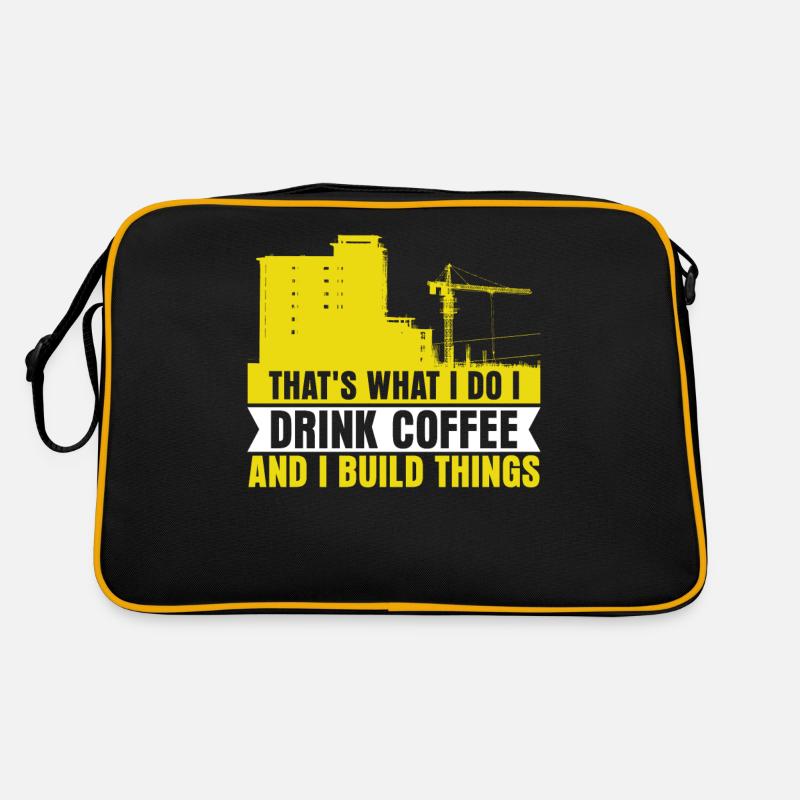 Grue d’ouvrier de la construction Sac Retro