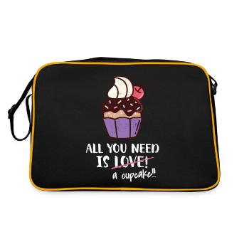 Cupcake - Sac Retro - noir/or - Dos
