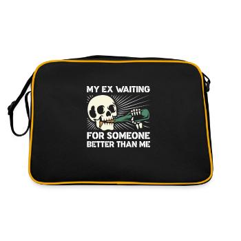 Divorce Separation End Relationship Gift - Retro Bag - black/gold - Back