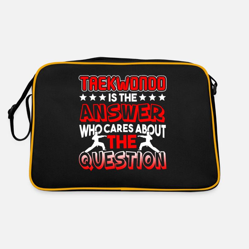 Taekwondo Taekwondo Is The Answer Retro Bag