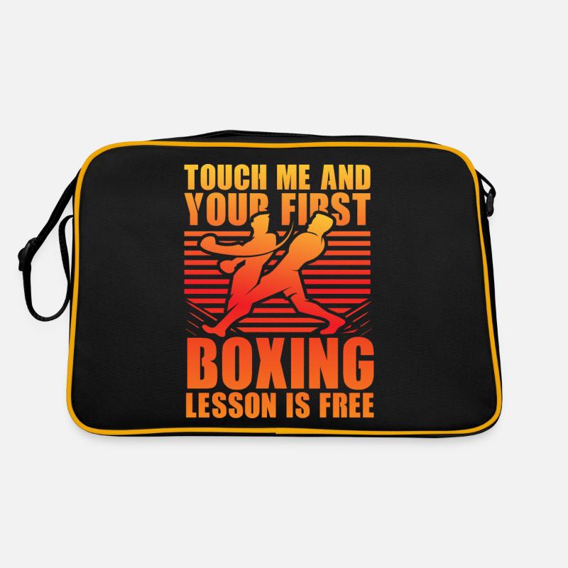 Touchez-moi et votre première leçon de boxe est gratuite Sac Retro