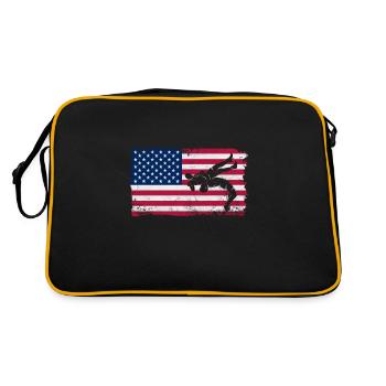 Lutte - Sac Retro - noir/or - Dos
