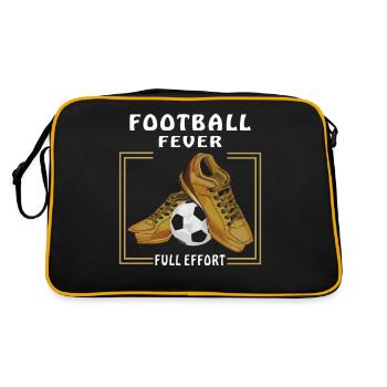 CHAUSSURES DE FOOTBALL FOOTBALL FOOTBALL FEVER FULL EFFORT - Sac Retro - noir/or - Dos