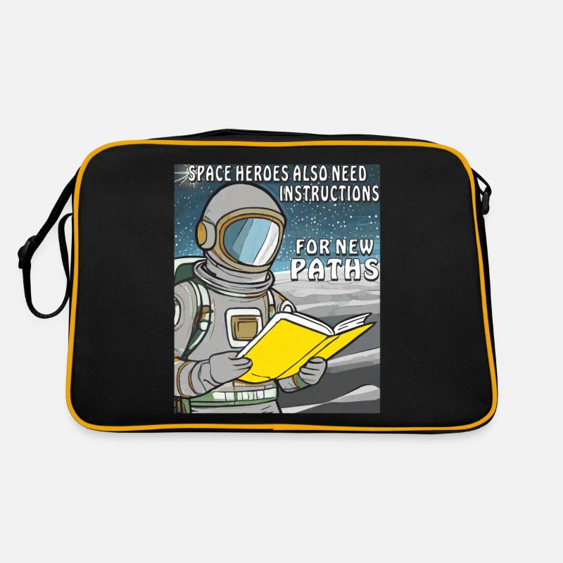 SPACE HEROES ALSO NEED INSTRUCTIONS FOR NEW PATHS Retro Bag