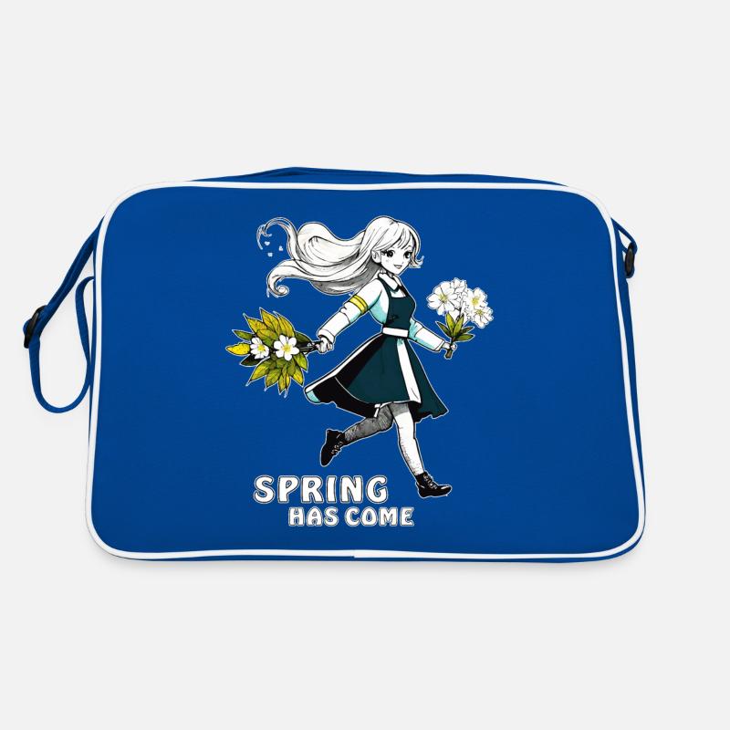 FRAU BLUMEN SPRING HAS COME Retro Tasche