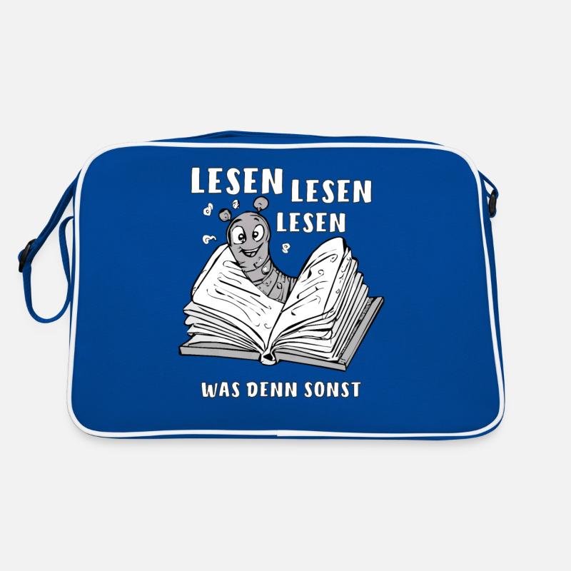READ THE WORM BOOK Retro Bag