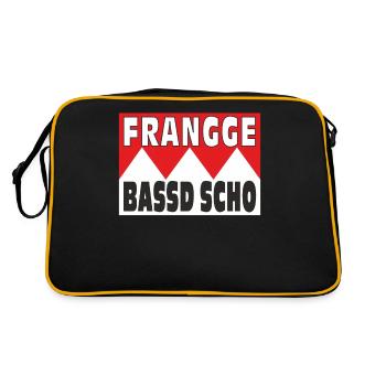 FRANGGE BASSD SCHO - Retro Tasche - Schwarz/Gold - Hinten