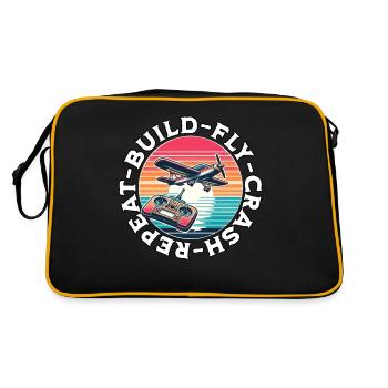 Model Airplane RC Airplane - Retro Bag - black/gold - Back