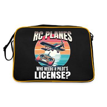 Model Airplane Model Airplane RC Airplane - Retro Bag - black/gold - Back