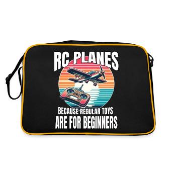 Model Airplane RC Airplane - Retro Bag - black/gold - Back