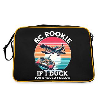 Model Airplane Model Airplane RC Airplane - Retro Bag - black/gold - Back