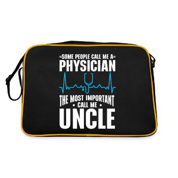 Médecin Disant École De Médecine Pa Étudiant Médecin - Sac Retro - noir/or - Dos