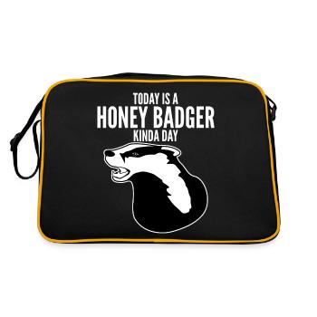 Honey Badgers Honey Badger - Retro Bag - black/gold - Back