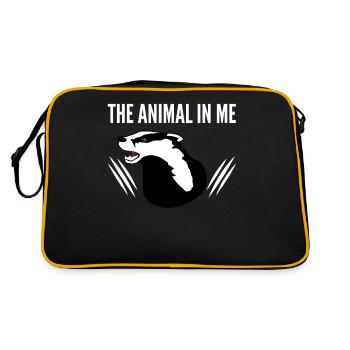 Honey Badger Honey Badgers - Retro Bag - black/gold - Back