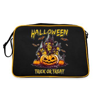 HALLOWEEN TRICK OR TREAT - Sac Retro - noir/or - Dos