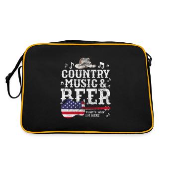 Country - Retro Bag - black/gold - Back
