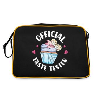 Cupcake - Retro Bag - black/gold - Back