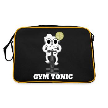 Gymnase de motivation pour le cyclisme en salle - Sac Retro - noir/or - Dos