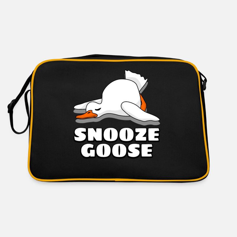 Sleeping Goose Tired Geese Retro Bag