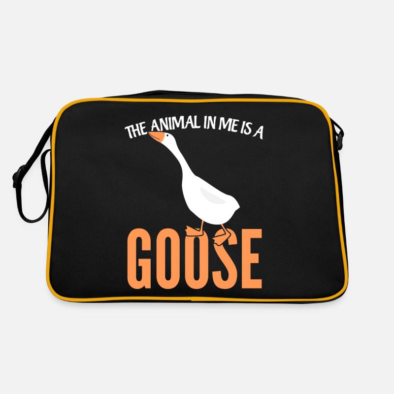 Gans Gänse Retro Tasche