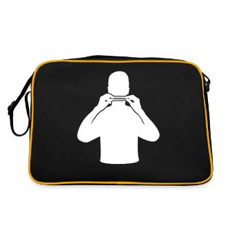 Harmonica Melody Virtuoso - Retro Bag - black/gold - Back