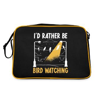 Observation des oiseaux Observation des oiseaux Observation des oiseaux Observateur d’oiseaux - Sac Retro - noir/or - Dos