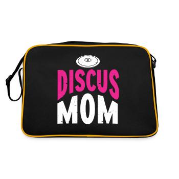 Lanceur de disque, athlète d’athlétisme, Lancer du disque - Sac Retro - noir/or - Dos