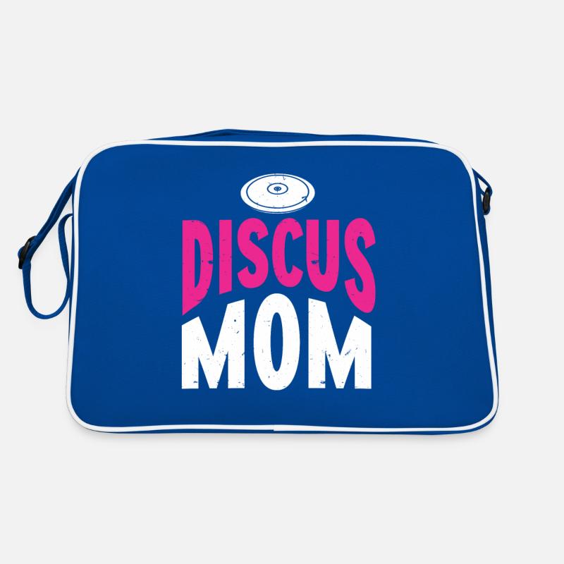 Discus thrower track and field athlete Disc Throw Retro Bag