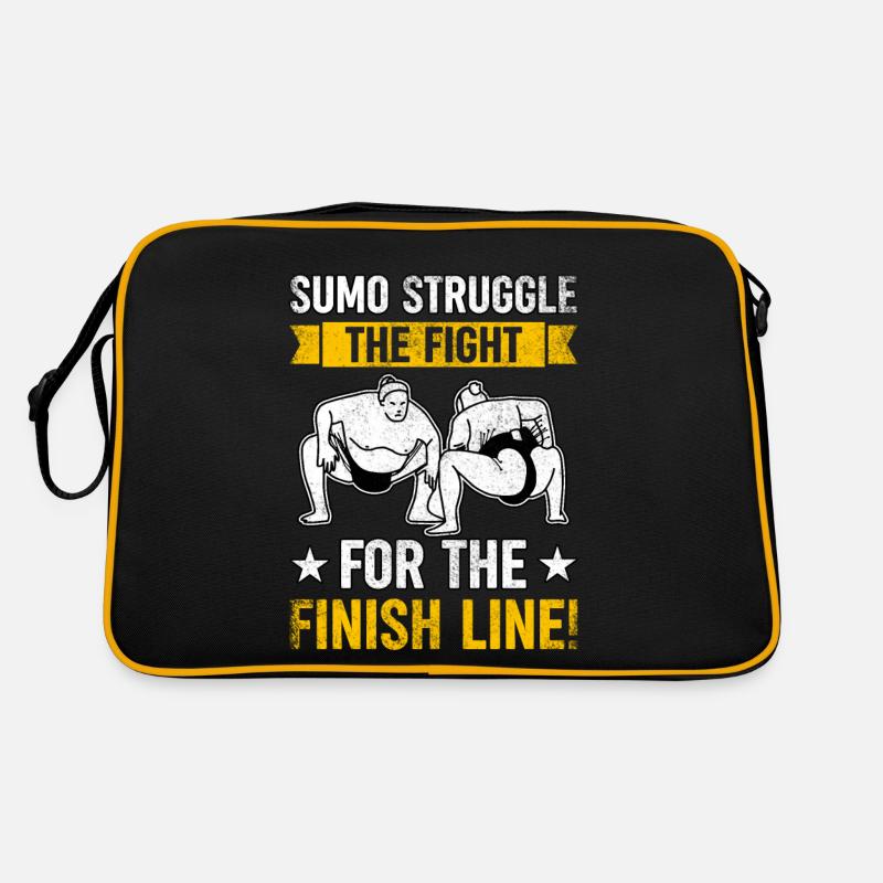 Sumo lutter pour la ligne d’arrivée Sac Retro