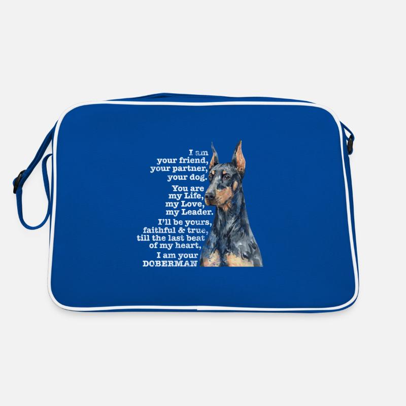 Dobermann Retro Tasche
