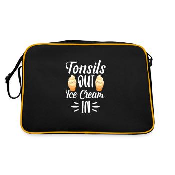 Crème glacée Crème glacée Crème glacée Cadeau d’été - Sac Retro - noir/or - Dos
