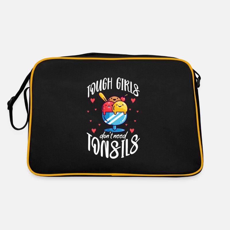 Eiscreme Eis Eiskrem Ice Cream Sommer Geschenk Retro Tasche