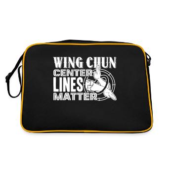 Wing Chun Wing Chun Center Lines Matter - Retro Bag - black/gold - Back