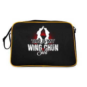 Wing Chun This Is My Wing Chun Shirt - Retro Bag - black/gold - Back