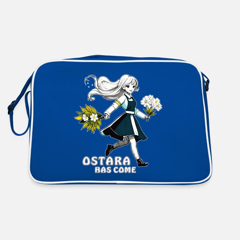 FRAU BLUMEN OSTARA HAS COME Retro Tasche