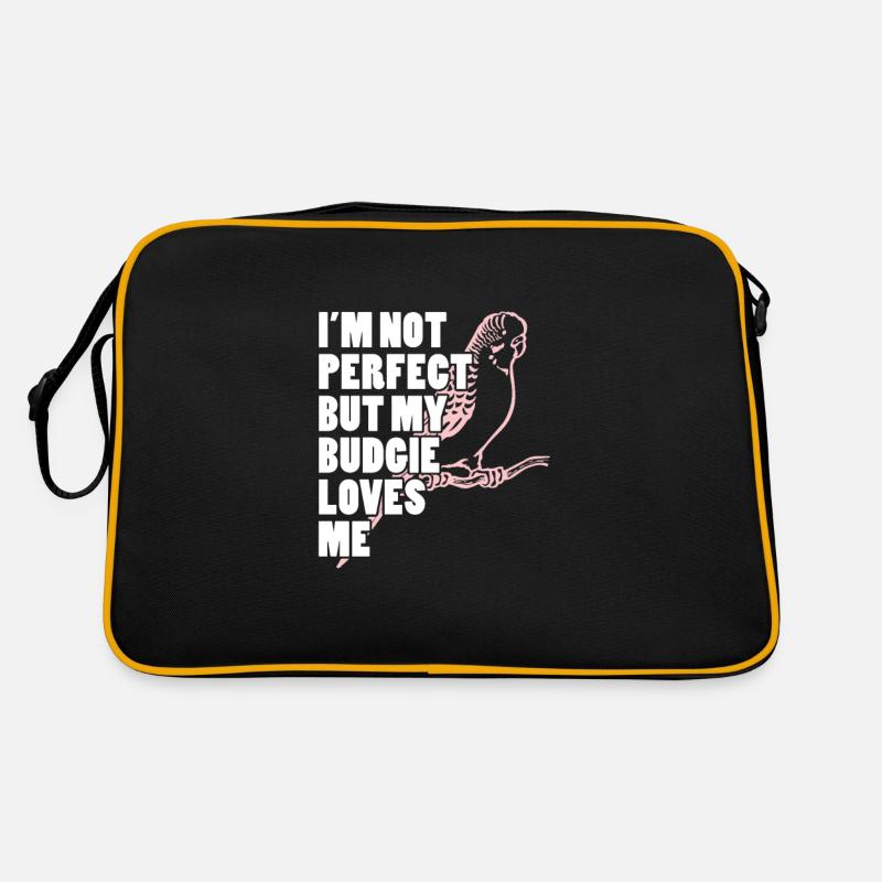 Budgie Bird Pet Parakeet Gift Retro Bag