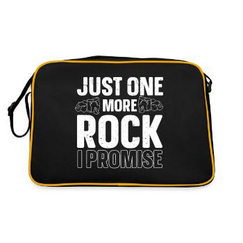 Geologist Stones Stone Collector - Retro Bag - black/gold - Back