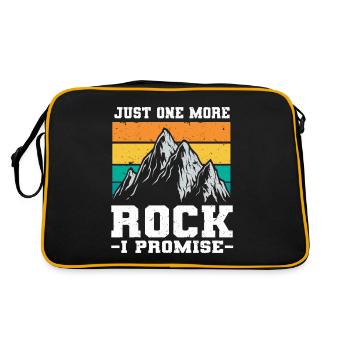 Geologist Stones Stone Collector - Retro Bag - black/gold - Back