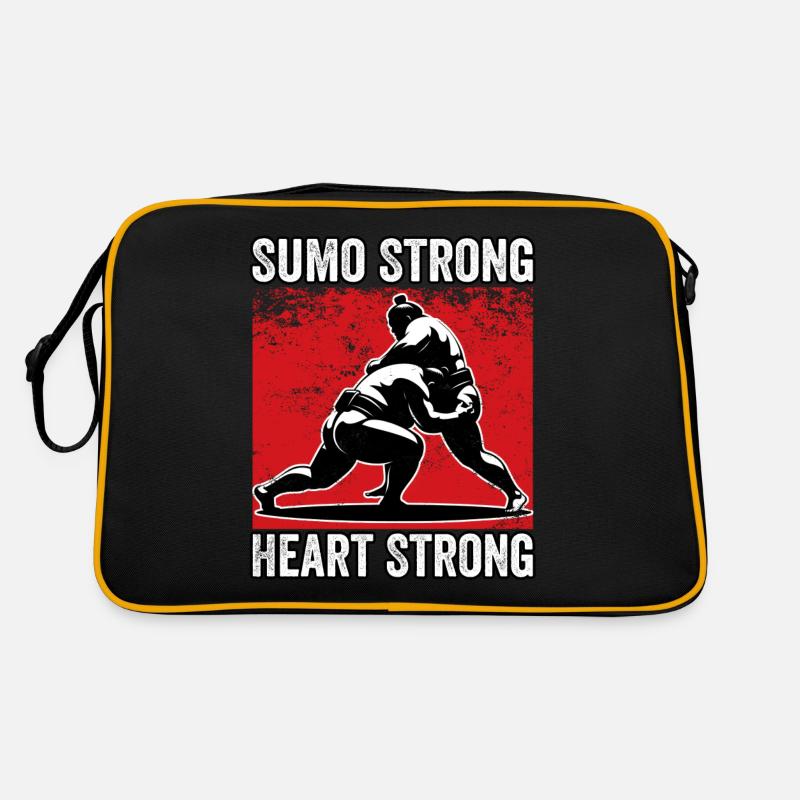 Sumo Starkes Herz Stark Retro Tasche