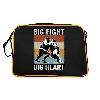 Big Fight Big Heart - Retro Bag - black/gold - Back