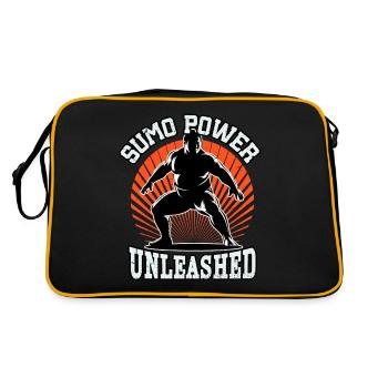Sumo Power unleashed - Retro Bag - black/gold - Back