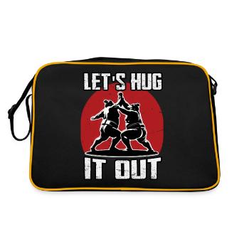 Let's hug it out Sumo - Retro Bag - black/gold - Back