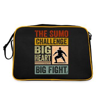 The Sumo Challenge big Heart big fight - Retro Bag - black/gold - Back