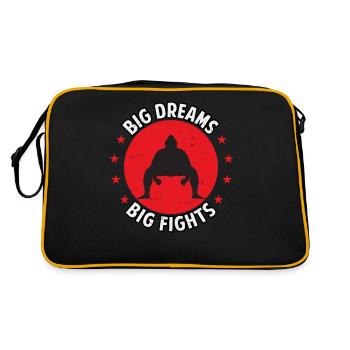Big Dreams Big Fights - Retro Bag - black/gold - Back