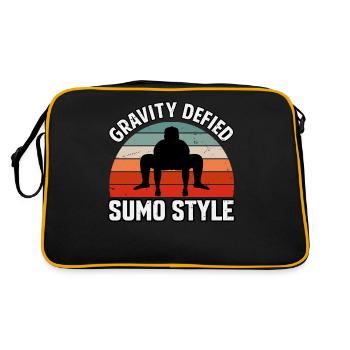 Gravity defied Sumo Style - Retro Bag - black/gold - Back