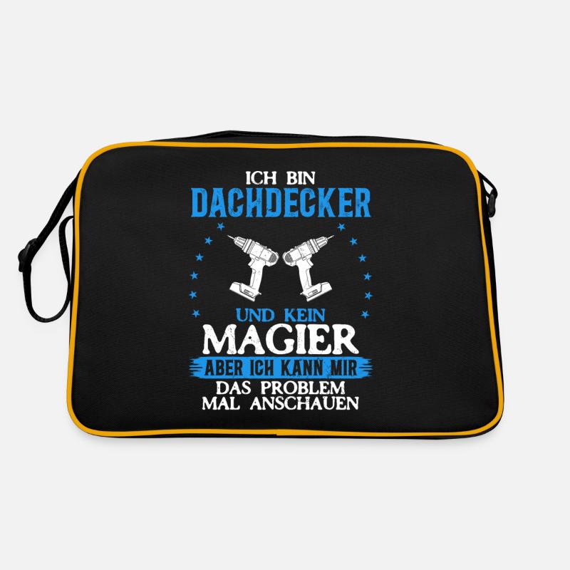 Je suis couvreur et pas magicien Plus que de la magie Sac Retro