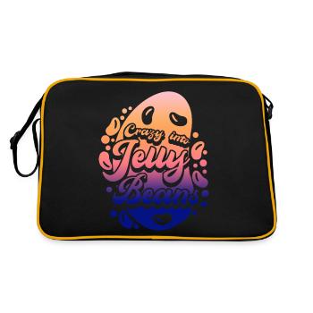 Jelly Beans Jelly Bean Candy Jelly sweets - Retro Bag - black/gold - Back