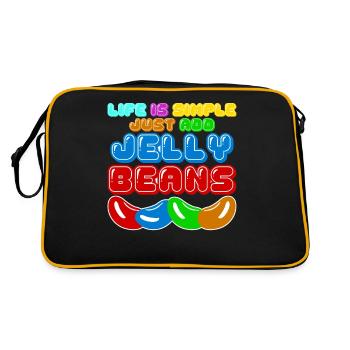 Jelly Bean Jelly Sweets Jelly Beans - Retro Bag - black/gold - Back