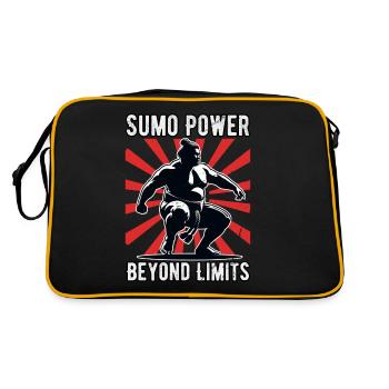 Sumo Power Beyond Limits - Retro Bag - black/gold - Back